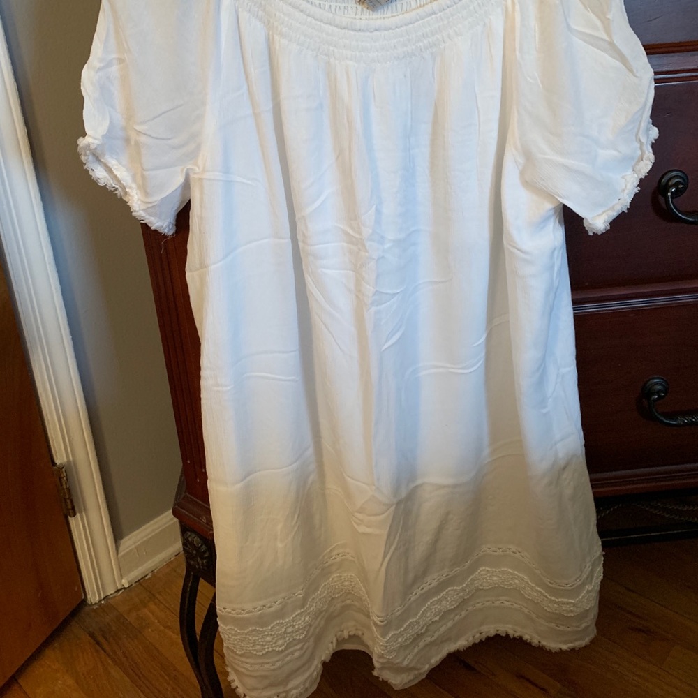 White sun dress